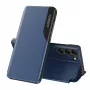 Hurtel Eco Leather View Case für Samsung Galaxy A05s mit Klappe - Blau