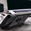 Hurtel Hybrid Armor Camshield Case für Huawei nova Y90, Panzerhülle mit Kamerabdeckung, Schwarz
