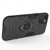 Hurtel Ring Armor Case für iPhone 14 Plus, gepanzerte Hülle mit magnetischem Halter, Ring, Schwarz