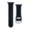 Hurtel Silikon-Armband APS für Apple Watch 38/40/41mm Armband Uhrarmband - Schwarz