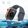 Hurtel Silikon-Armband APS für Apple Watch 38/40/41mm Armband Uhrarmband - Schwarz