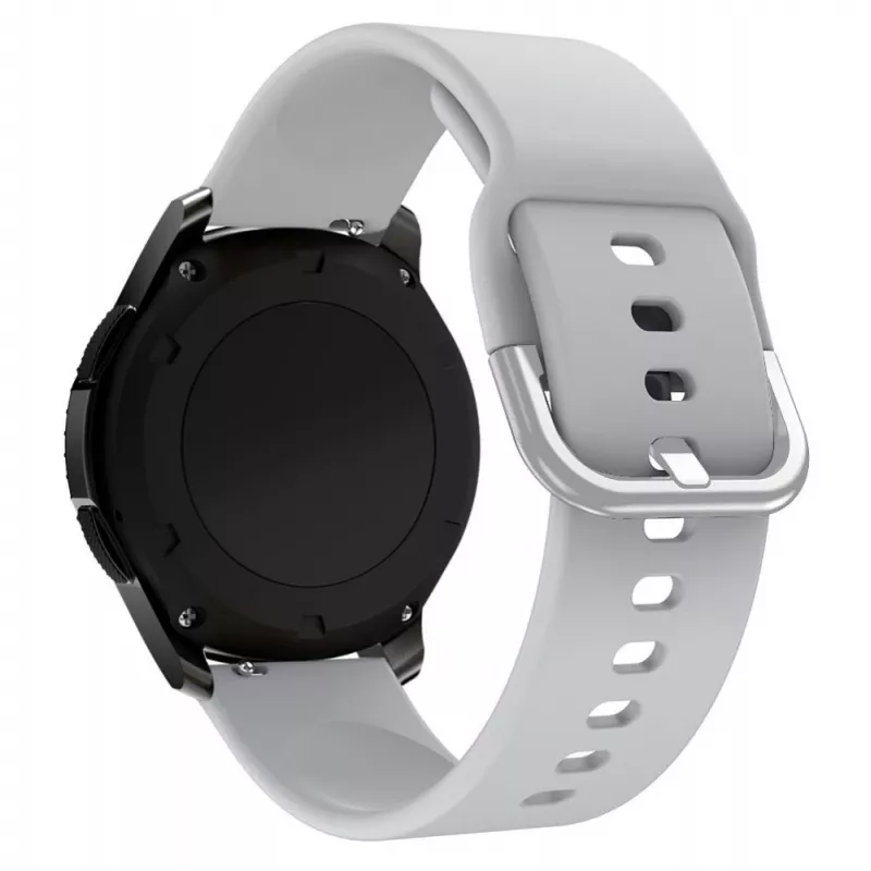 Hurtel Silicone Strap TYS Band für Samsung Galaxy Watch 40 / 41 / 42 / 43 / 44 mm - Grau