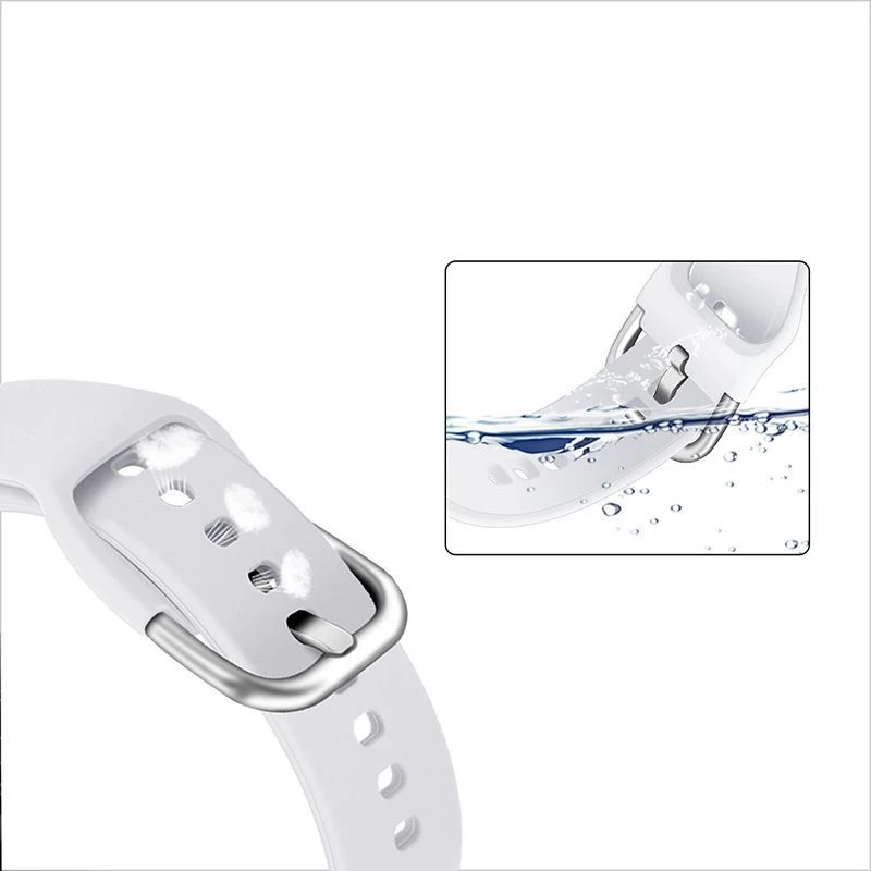 Hurtel Silicone Strap TYS Band für Samsung Galaxy Watch 40 / 41 / 42 / 43 / 44 mm - Grau