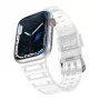 Hurtel Strap Triple Protection für Apple Watch 42/44/45/49 mm Armband - Transparent