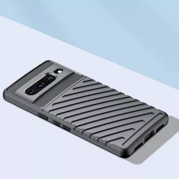 Hurtel Thunder Case Flexible Armored Cover für Google Pixel 7 Pro Schwarz