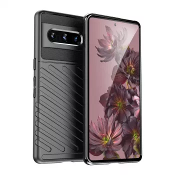 Hurtel Thunder Case Flexible Armored Cover für Google Pixel 7 Pro Schwarz