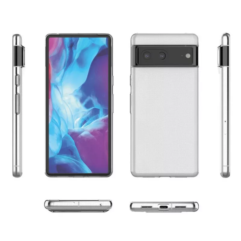 Hurtel Ultra Clear 0.5mm Case für Google Pixel 7a Slim Cover Transparent