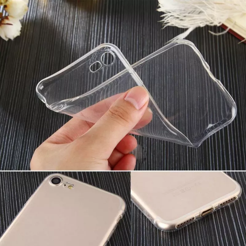 Hurtel Ultra Clear 0.5mm Case Gel TPU Cover für iPhone 12 Pro / iPhone 12 Transparent