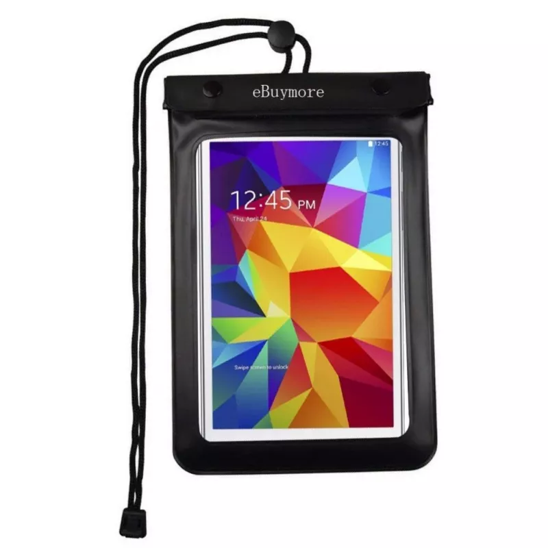 Hurtel Universal Waterproof Case für Handy / Tablet bis 8 Zoll Schwarz