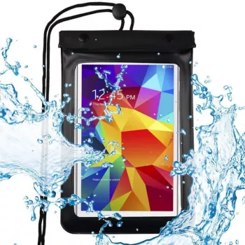 Hurtel Universal Waterproof Case für Handy / Tablet bis 8 Zoll Schwarz