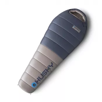 Husky DOPY Daunenschlafsack -25°C, 85x220 cm, 1,69 kg, Blau/Grau