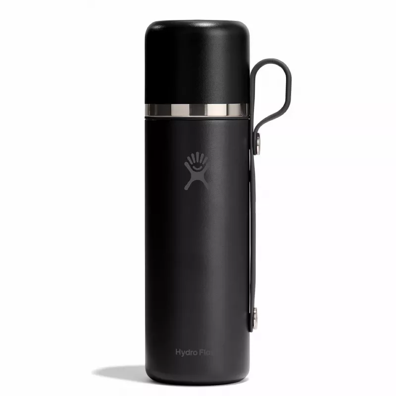 Hydro Flask 28 oz Hot Flask and Cup (828 ml) - Schwarz