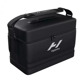 Hyperice 3 Tragetasche für Hypervolt Go 2, Schwarz – Halbstarre EVA-Schaum-Schutzhülle