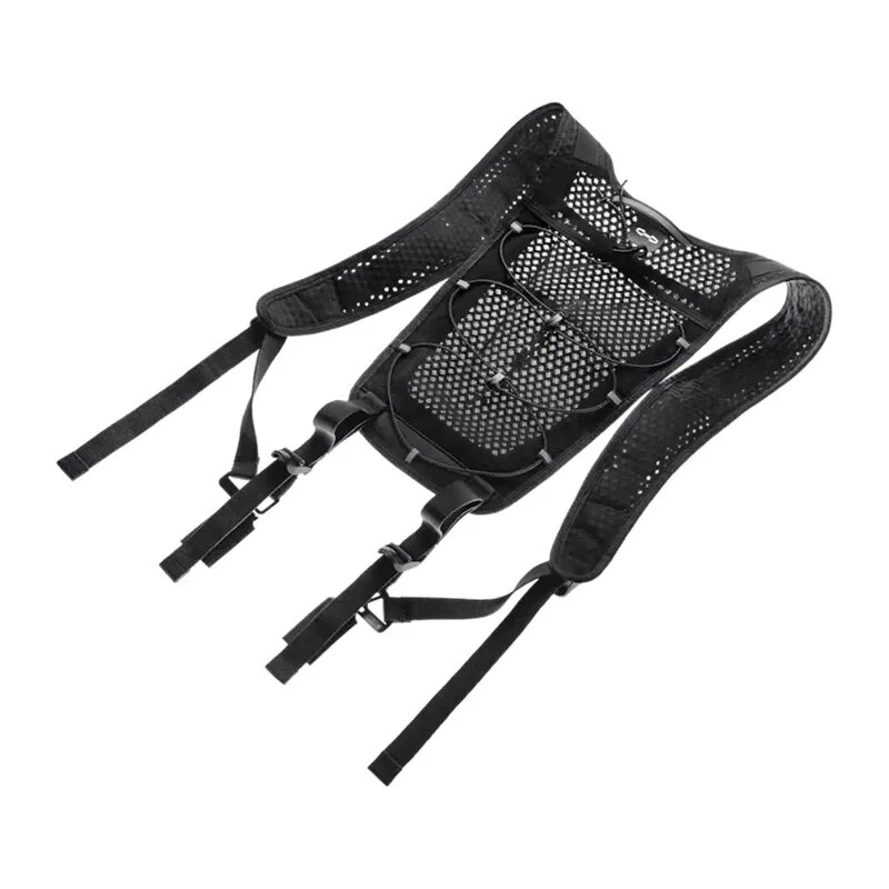 Hypershell AeroFlex Schultergurt – Ergonomische Air-Mesh-Polsterung, Universelle Passform, 20 kg Belastung, Stealth Black