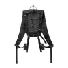 Hypershell AeroFlex Schultergurt – Ergonomische Air-Mesh-Polsterung, Universelle Passform, 20 kg Belastung, Stealth Black