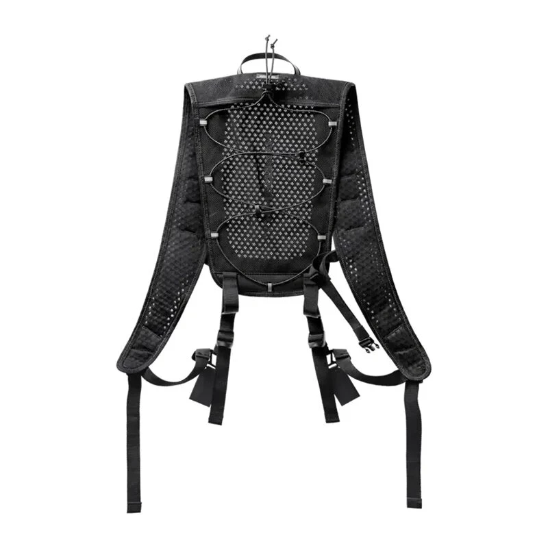 Hypershell AeroFlex Schultergurt – Ergonomische Air-Mesh-Polsterung, Universelle Passform, 20 kg Belastung, Stealth Black