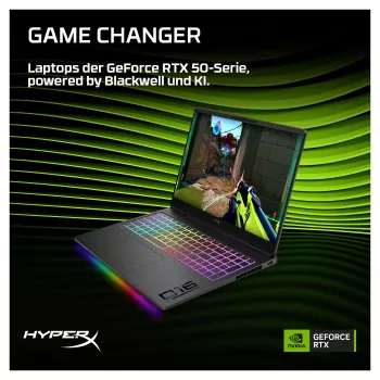 HyperX OMEN 16-ak1090ng Gaming-Laptop, 16.1 inch QHD 165Hz, AMD Ryzen AI 9-HX475, 32GB DDR5, 1TB SSD, RTX 5070 Ti 12GB, Win11 Home