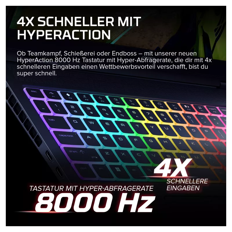 HyperX OMEN 16-ak1091ng Gaming-Laptop, 16,1 inch QHD 240Hz, AMD Ryzen AI 9 390HX, 32GB DDR5, 1TB SSD, RTX 5080, Windows 11 Home