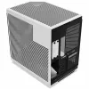 Hyte Y70 Panda Mid Tower Gehäuse mit 14.1 inch Touchscreen, gehärtetem Glas, Schwarz/Weiß