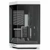 Hyte Y70 Panda Mid Tower Gehäuse mit 14.1 inch Touchscreen, gehärtetem Glas, Schwarz/Weiß