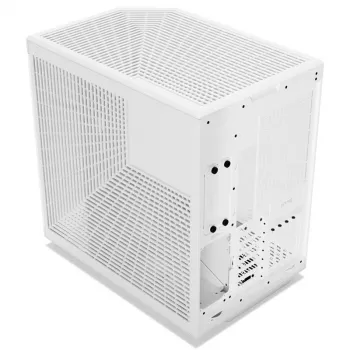 HYTE Y70 Touch Mid-Tower Gehäuse, Weiß, 14,1 inch LCD-Touchscreen, gehärtetes Glas, E-ATX/ATX/mATX/Mini-ITX