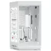 HYTE Y70 Touch Mid-Tower Gehäuse, Weiß, 14,1 inch LCD-Touchscreen, gehärtetes Glas, E-ATX/ATX/mATX/Mini-ITX