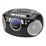 Hyundai TRC788AU3BBL Tragbarer CD/MP3-Player Boombox mit FM-Radio, USB, Aux-In, Blau
