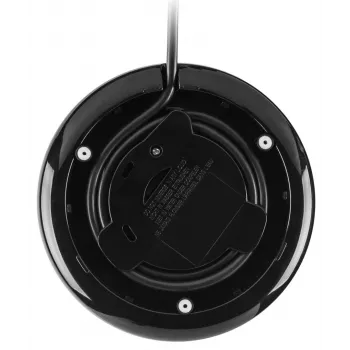 Hyundai VK770 Wasserkocher 1,7 l 2200 W Edelstahl Schwarz