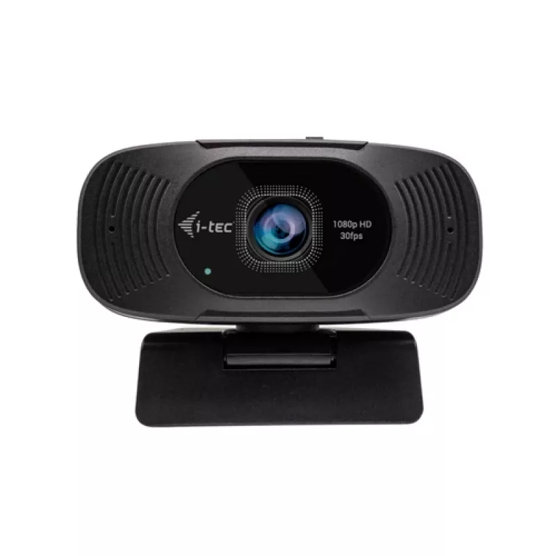 I-TEC Solomon 200 Full HD 1080p Business Webcam mit Dual-Mikrofonen und Datenschutz-Blende