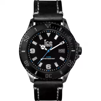 ICE MAN VT.BK.B.L.13 (44mm) Quarz-Armbanduhr Analog Schwarz Silikonarmband