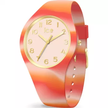 ICE Damenuhr 22600 (28 mm) - Pinkes Silikonarmband, Quarz Analog, 10 ATM wasserdicht