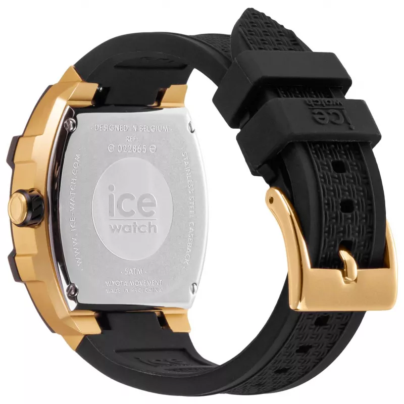 ICE Damenuhr 22865 (35mm) - Pinkes Silikonarmband, Quarz-Analog, 10 ATM