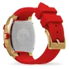 ICE Damenuhr 22870 (35mm) - Pinkes Silikonarmband, Quarz-Analog, 10 ATM wasserdicht