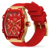 ICE Damenuhr 22870 (35mm) - Pinkes Silikonarmband, Quarz-Analog, 10 ATM wasserdicht