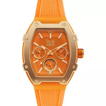 ICE Damenuhr 23287 (35mm) - Pinkes Silikonarmband, Quarz-Analog, 10 ATM wasserdicht