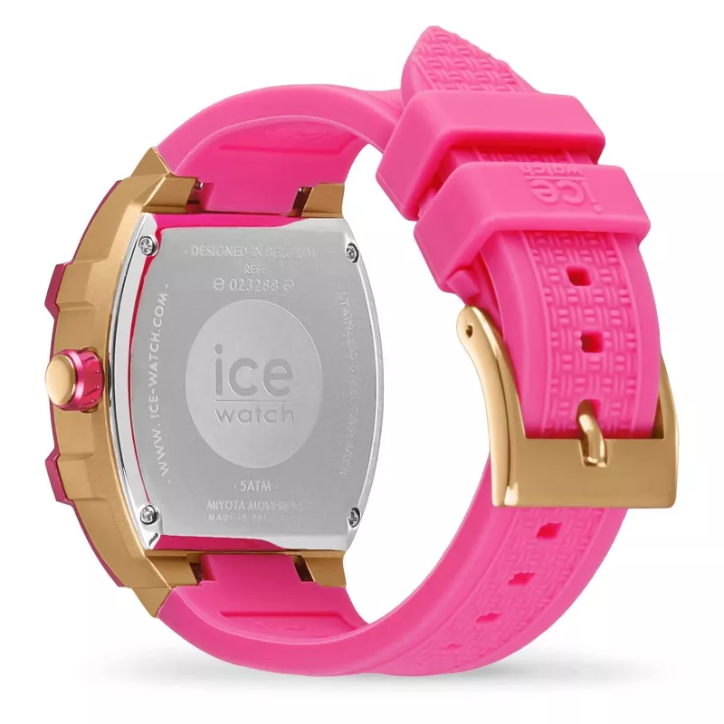 ICE Damenuhr 23288 (35mm) - Lotus-Zifferblatt, Silikonarmband, 10 ATM