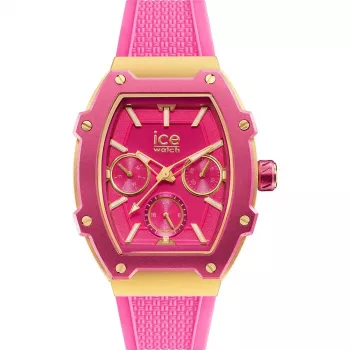 ICE Damenuhr 23288 (35mm) - Lotus-Zifferblatt, Silikonarmband, 10 ATM
