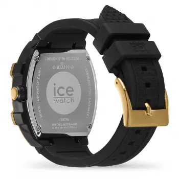 ICE Damenuhr 23319 (36mm) - Pinkes Silikonarmband, Quarz-Analog, 10 ATM wasserdicht