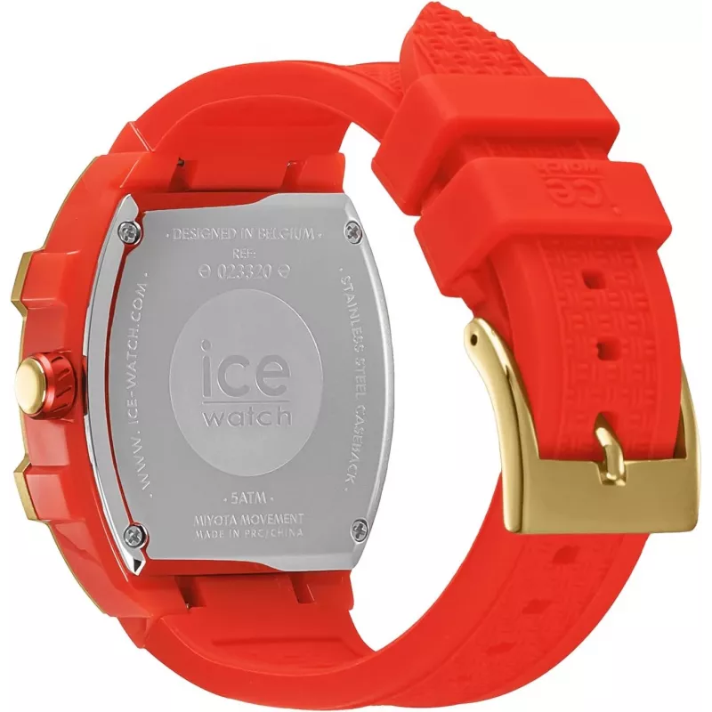 ICE Damenuhr 23320 (36 mm) - Pinkes Silikonarmband, Quarz Analog