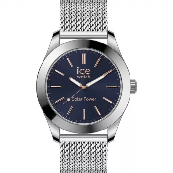ICE Damenuhr 23794 (40 mm) - Pinkes Silikonarmband, Quarz-Analog, 10 ATM Wasserdichtigkeit