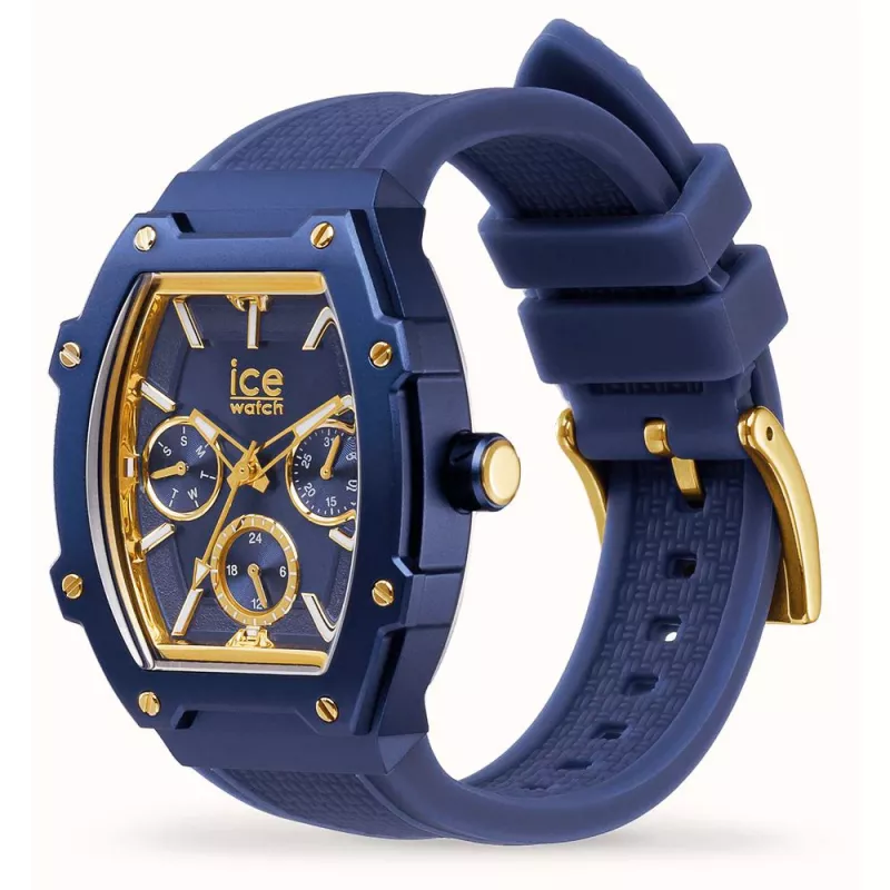 ICE Damenuhr 23802 (45mm) - Weißes Silikonarmband, Quarz Analog