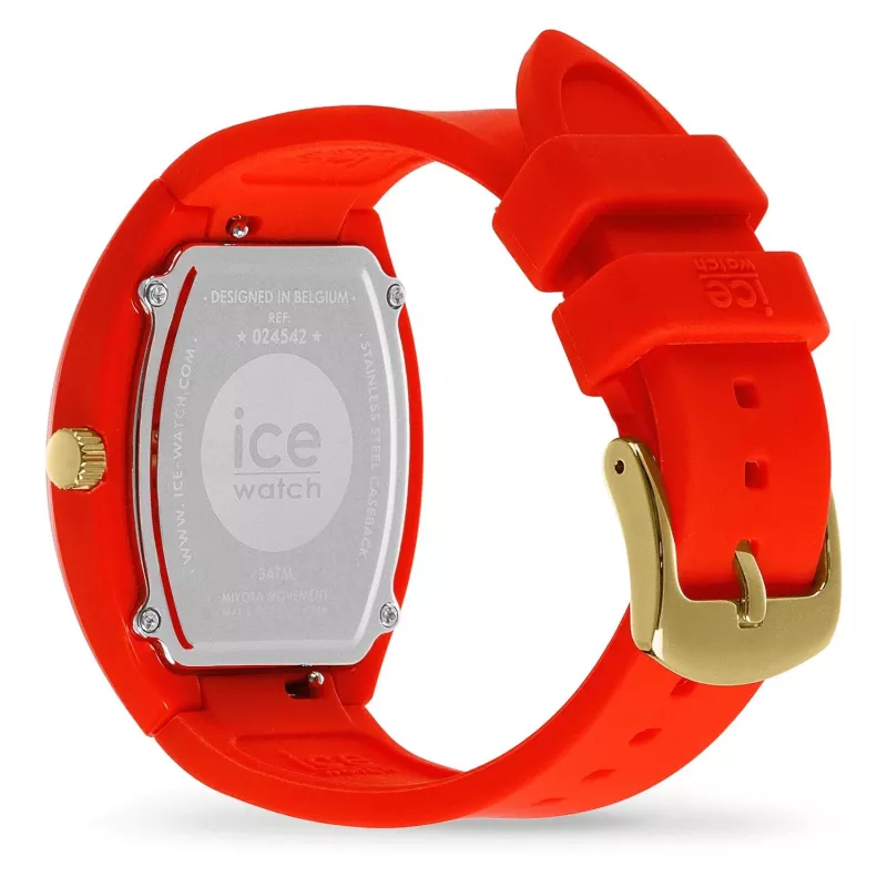 ICE Damenuhr 24542 (45mm) - Weißes Silikonarmband, Quarzwerk