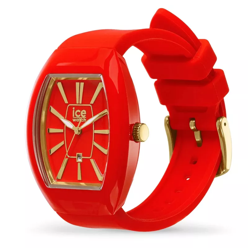 ICE Damenuhr 24542 (45mm) - Weißes Silikonarmband, Quarzwerk