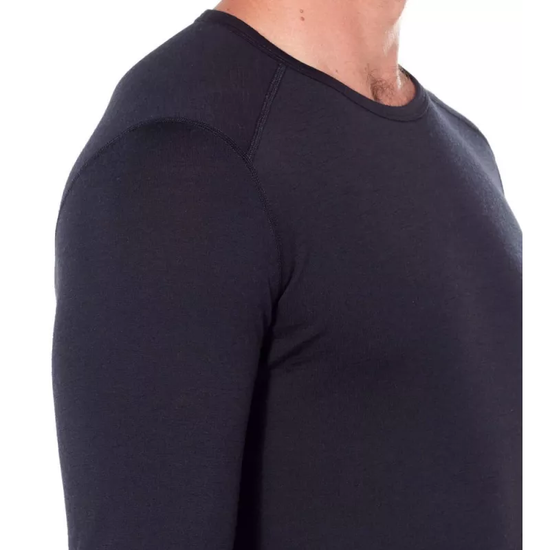 Icebreaker 200 Oasis L/S Crewe - Black