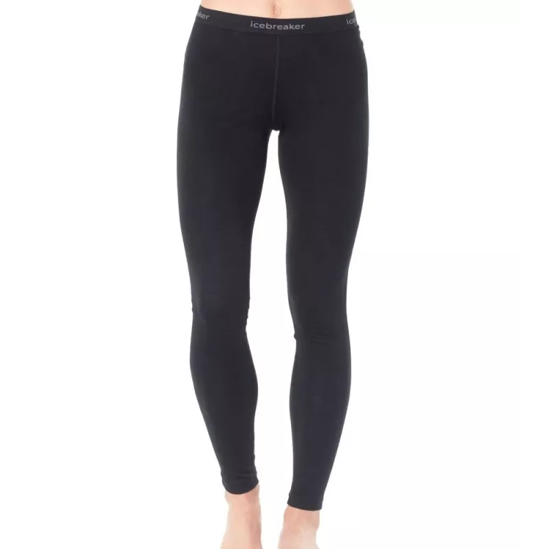 Icebreaker 200 Oasis Leggings Damen Schwarz Größe S