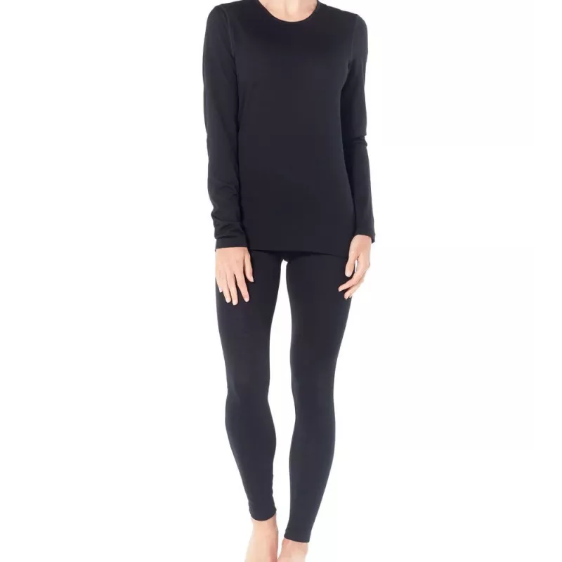 Icebreaker 200 Oasis Leggings Damen Schwarz Größe S