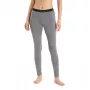 Icebreaker 200 Oasis Leggings Damen Thermische Basisschicht - Gritstone Heather - XS