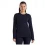 Icebreaker 260 Tech L/S Crewe Women's Thermal Base Layer Top - Midnight Navy, Size M