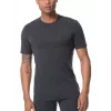 Icebreaker Anatomica Kurzarm-Crewe-Baselayer-T-Shirt – Schwarz/Monsoon – XL