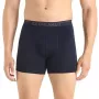 ICEBREAKER Herren Anatomica Boxer Briefs in Midnight Navy - Merinowollmischung, geruchsresistent, temperaturregulierend